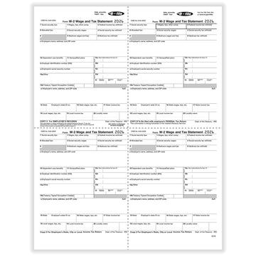 ComplyRight 521650 Paper Form, 8 1/2" x 11", White, 50/Pack