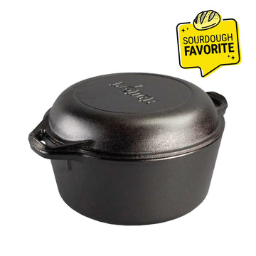 Lodge L8DD3 Cast Iron Dutch Oven, 5 qt., Black - Default Title