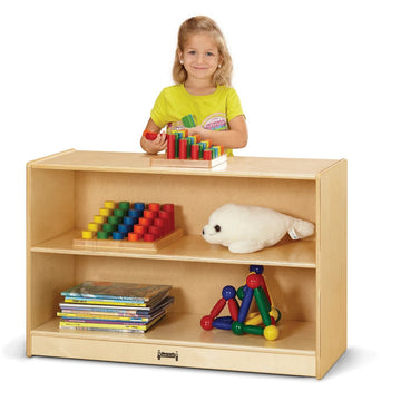 Jonti-Craft Baltic Birch Laminate Bookcase, 36" Wide, Beige - 24"