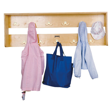 Jonti-Craft Baltic Birch 0768JC Wood Coat Rail, 48" Wide, Beige - Default Title