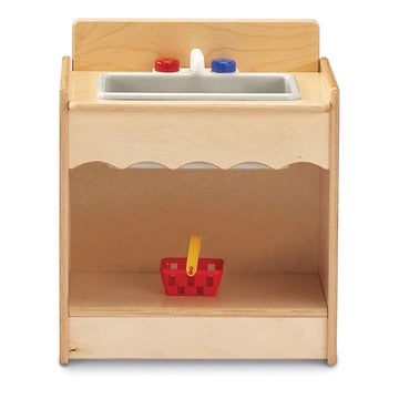 Jonti-Craft Baltic Birch 2078JC Wood Kitchen Sink, 18" Wide, Beige - Default Title