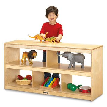 Jonti-Craft Baltic Birch 3198JC Wood Toddler Shelf, 50" Wide, Brown - Default Title