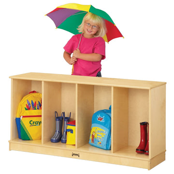 Jonti-Craft Baltic Birch 4687JC Wood Locker, 48 1/2" Wide, Brown - Default Title