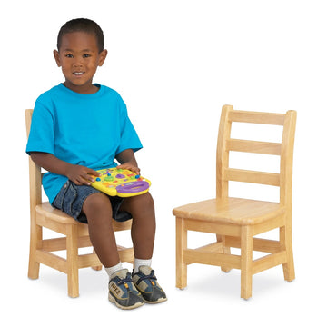 Jonti-Craft Baltic Birch Wood Chair, Beige - 20 1/2"
