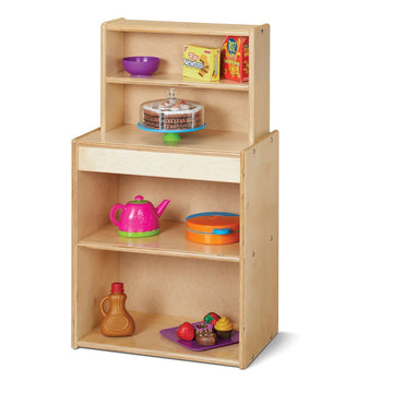 Young Time 7081YT Laminate Kitchen Cupboard, 18" Wide, Beige - Default Title