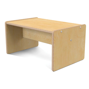 Young Time 7088YT Laminate Coffee Table, 19 1/2" Wide, Beige - Default Title