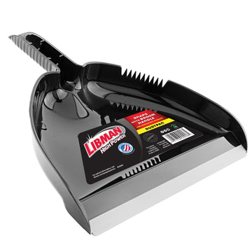 Libman 0928012 Black Dust Pan, 13" Wide, 12/Pack - Default Title