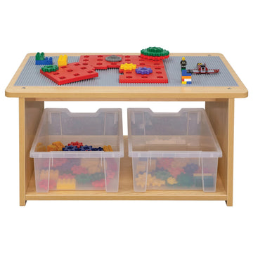 Tot Mate TM2125A.0577 Laminate Play Center, 32" Wide, Brown - Default Title