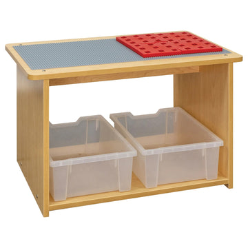Tot Mate TM2127R.0577 Laminate Play Center, 32" Wide, Brown - Default Title