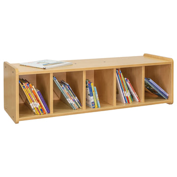Tot Mate TM2185A.0577 Laminate Bench Cubbie, 46" Wide, Brown - Default Title