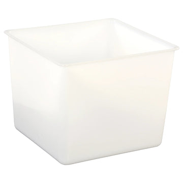 Tot Mate TM7519R.S0000 Plastic Bin, 10 5/8" Wide, White, 5/Pack - Default Title