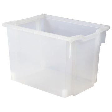 Tot Mate TM7523R.S0000 Plastic Bin, 16 3/4" Wide, Translucent, 5/Pack - Default Title
