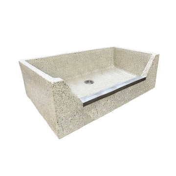 Stern-Williams HL-2100 Mop Sink Basin, 12" High, White - Default Title