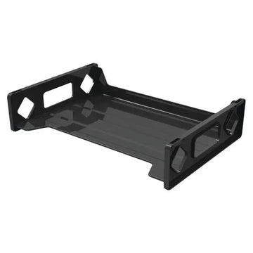 Deflecto Polystyrene Desk Tray, 9" Long, Black - 13"