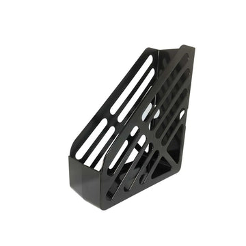 Deflecto 63907 Polystyrene Magazine File, 3 15/16" x 10 7/16", Black - Default Title