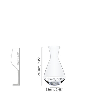 Spiegelau 4800188 Crystal Decanter, 1.47 qt. 47.25 oz., Clear - Default Title