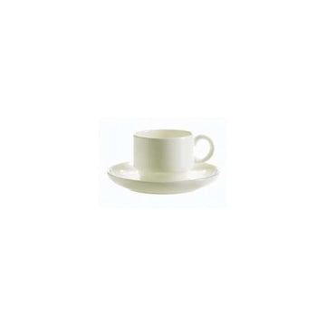 Chef & Sommelier Infinity Bone China Cup Arc Cardinal, White, 24/Case - 3.5 oz.