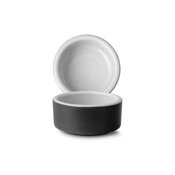 Chef & Sommelier Geode Stoneware Arc Cardinal, 1.25 oz., 24/Case - Black