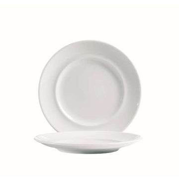 Arcoroc Rondo Porcelain Plate Arc Cardinal, White - 9 7/8"