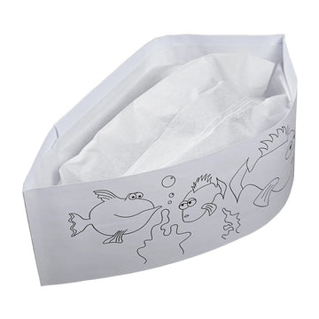 AmerCare Royal RCC2KK Paper Disposable Chef Hat, One Size Fits Most, 100/Case - Default Title