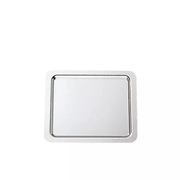 Hepp 12.2056 Neutral Stainless Steel Tray, Silver - 12 13/16"