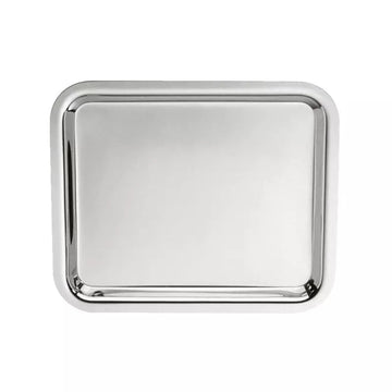 Hepp 12.2166 Neutral Stainless Steel Serving Tray, Silver - 12"