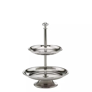 Hepp 12.2269.1620 Excellent Stainless Steel Pastry Stand, 6 5/16" Diameter, Silver - Default Title