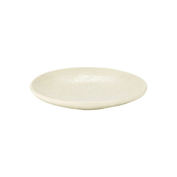 Dalebrook from Global Tableware Collective Mineral Blue Melamine Plate, 8" Diameter, 6/Case - Beige