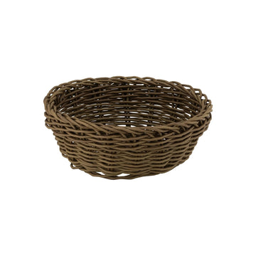 Dalebrook from Global Tableware Collective DBW251 Melamine Basket, 9 1/16" Diameter, Brown - Default Title