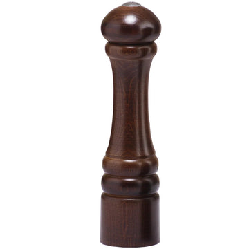 Chef Specialties 10155 Wood Pepper Shaker, 10" High, Brown - Default Title