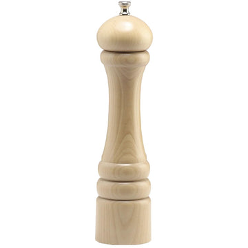 Chef Specialties Imperial Wood Pepper Mill, 10" High - Beige