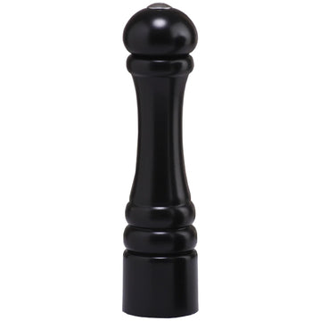Chef Specialties 10555 Wood Pepper Shaker, 10" High, Black - Default Title
