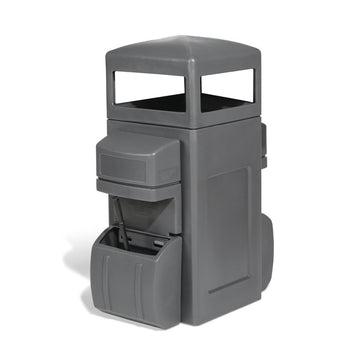 MasonWays Amenity I Plastic Station, 45 gal., Gray - 34"