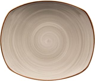 G.E.T. PP1607722912 Porcelain Salad Plate, 12", Grey (Set of 12)