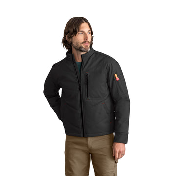 Men's Insulated Quilted Work Jacket by Red Kap – Cotton, Obsidian, Model F4CPBD RG XXL