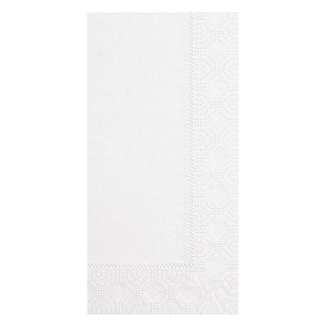 Hoffmaster 180700 Premium Dinner Napkin, Regal Embossed, 3-Ply, 1/8 Fold, 17" Length x 17" Width, White (Case of 2000)