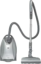 Kenmore Elite 21814 Pet Friendly CrossOver Lightweight Bagged HEPA Canister Vacuum with Pet PowerMate, Extended Telescoping Wand, Retractable Cord, 2 Floor Nozzles, and 4 Cleaning Tools-Silver/Gray | Pet PowerMate, Extended Telescoping Wand, Retractable Cord, 2 Floor Nozzles & 4 Cleaning Tools - 21814