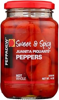 PEPPADEW Whole Piquante Peppers Sweet Hot (400g) - Pack of 6