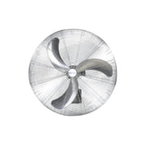 Fan 30" Ultra Quiet Wall Mount Fan 1/4 HP 8723 CFM by Airmaster – 28.25"L x 33.38"W x 33.38"H, Aluminum, Gray/Black, Model 20670K