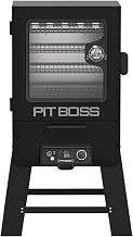 PIT BOSS 3-Series WiFi & Bluetooth Digital Vertical Smoker with LCD Digital Controller and Wood Chip Tray, 880-Sq. In. 4-Rack Cooking Space, 100°F to 300°F Temperature Range, Meat Probe, Black