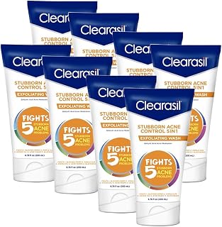 Clearasil Ultra 5in1 Exfoliating Wash - 6.78 oz (8 Pack)