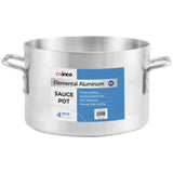 ASSP-14 - Elemental Aluminum Sauce Pot by Winco – 14.0 quarts, Aluminum, Silver