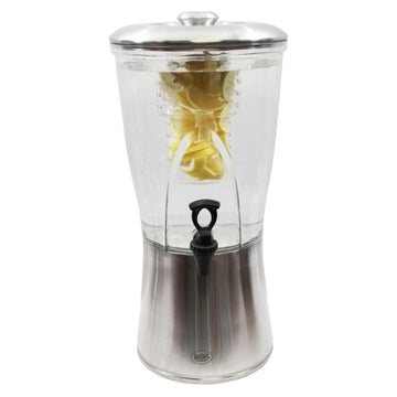 Cold Beverage Dispenser by Tablecraft – 3.5 gallons, Stainless Steel, Silver, Model N175