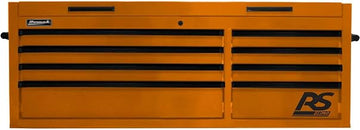 Homak RS Pro, 54in. RS PRO 8 DWR TOP Chest with Outlet-Orange, Width 54 in, Height 21.375 in, Color Orange, Model# OG02065800