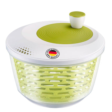 Spinderella Salad Spinner by Westmark – 4.4 l, Plastic, Apple Green, Non-slip, Model 243022EA
