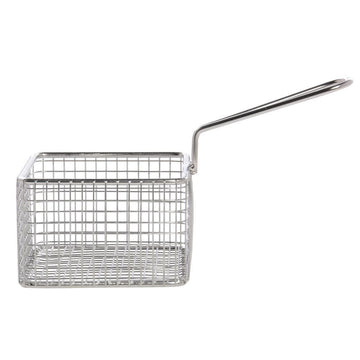 French Fry Serving Basket Stainless Steel by HUBERT – Stainless Steel, Silver, Model 191538027598