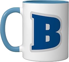 Bloomfield Bombers Ceramic Mug, Blue/White, 11oz