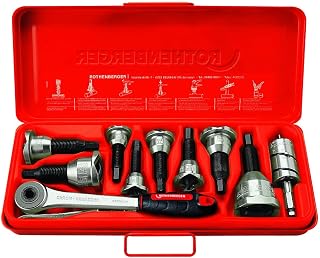 Rothenberger 22126 Tee Extractor Set, 12mm-15mm-18mm-22mm-28mm-35mm-42mm