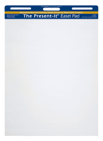 PRESENT IT EASEL PAD UNRULED 25SHTS by Pacon – Model 104391