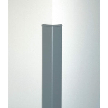 Corner Guard by Pawling – 50"L x 9"W x 5"H, Vinyl, Gray, Model CG-10-4-5